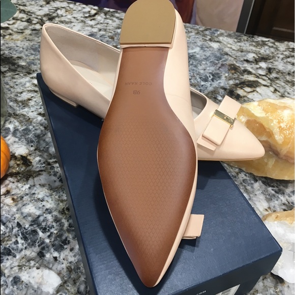 cole haan elsie bow skimmer ballet flat